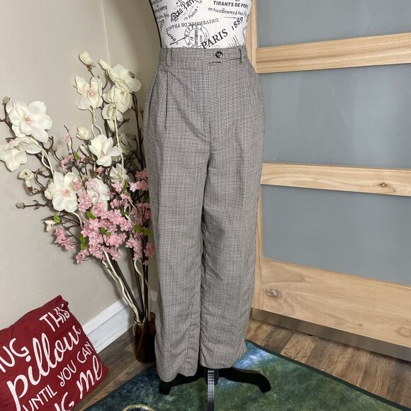 Andrea Viccaro Women's 12P Lined 100% Wool Trouser Multicolor Flat Front - Picture 1 of 7